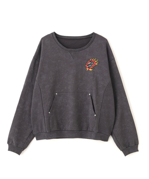 FR(13)NDS(フレンズ)の「FR(13)NDS × Ed Hardy/フレンズ × エド・ハーディ/コラボスウェット(スウェット・メンズ・ブラウン/グレー・M/L)」の9枚目の写真