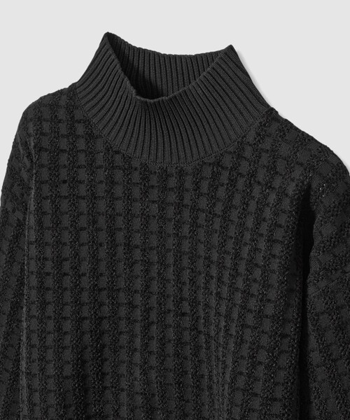 LOULOU WILLOUGHBY】ロングリブカフスモールプルオーバー（ニット