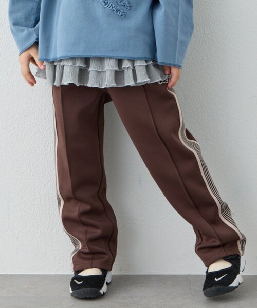 PENNEYS(ぺニーズ)の「KIDS【FOX×TYPY】(ジュニアサイズあり)ストレッチジャージトラックパンツ(スウェットパンツ・キッズ・ブラウン/ネイビー/ブラック・SMALL/MEDIUM/LARGE/X-LARGE/XX-LARGE)」の7枚目の写真