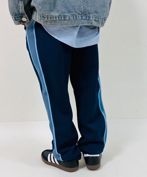 PENNEYS(ぺニーズ)の「KIDS【FOX×TYPY】(ジュニアサイズあり)ストレッチジャージトラックパンツ(スウェットパンツ・キッズ・ブラウン/ネイビー/ブラック・SMALL/MEDIUM/LARGE/X-LARGE/XX-LARGE)」の9枚目の写真