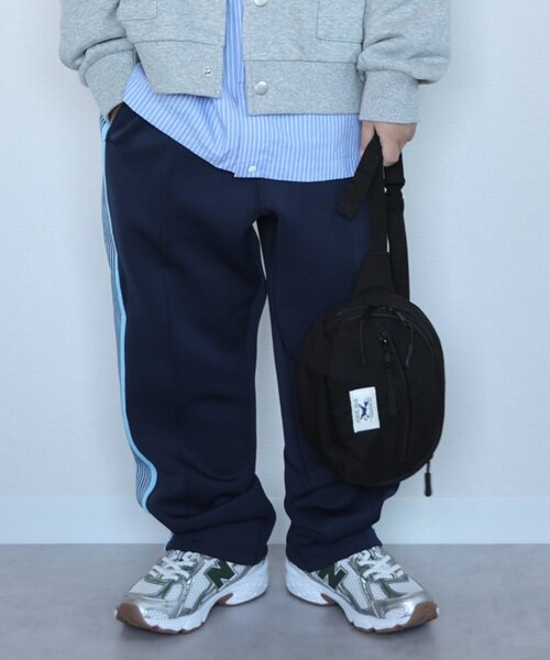 PENNEYS(ぺニーズ)の「KIDS【FOX×TYPY】(ジュニアサイズあり)ストレッチジャージトラックパンツ(スウェットパンツ・キッズ・ブラウン/ネイビー/ブラック・SMALL/MEDIUM/LARGE/X-LARGE/XX-LARGE)」の10枚目の写真