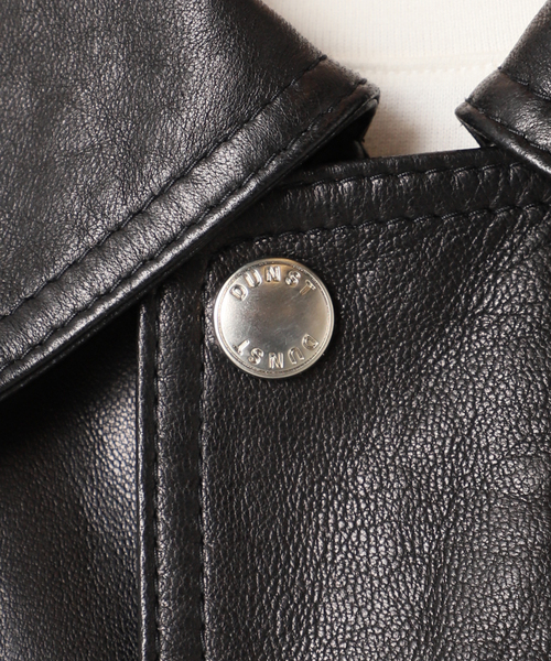 journal standard L'essage(ジャーナルスタンダードレサージュ)の「【DUNST/ダンスト】 UNISEX OVERSIZED VINTAGE LEATHER B(ライダースジャケット・レディース・ブラック・SMALL)」の18枚目の写真