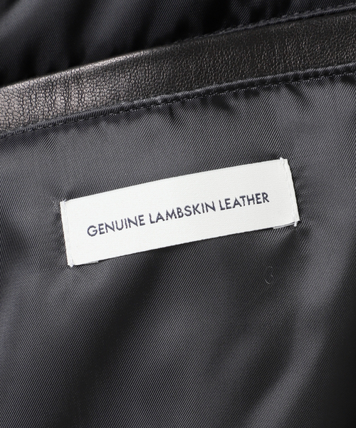 journal standard L'essage(ジャーナルスタンダードレサージュ)の「【DUNST/ダンスト】 UNISEX OVERSIZED VINTAGE LEATHER B(ライダースジャケット・レディース・ブラック・SMALL)」の19枚目の写真