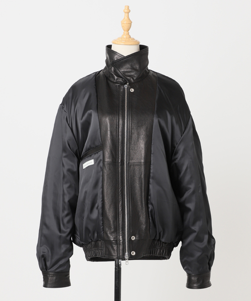 journal standard L'essage(ジャーナルスタンダードレサージュ)の「【DUNST/ダンスト】 UNISEX OVERSIZED VINTAGE LEATHER B(ライダースジャケット・レディース・ブラック・SMALL)」の22枚目の写真