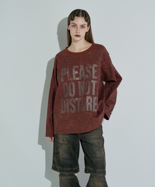 anna sui nyc(アナ スイ エヌ ワイ シー)の「DO NOT ロングスリーブTシャツ(Tシャツ/カットソー・レディース・ブラック/グレー/ブラウン・FREE)」の3枚目の写真