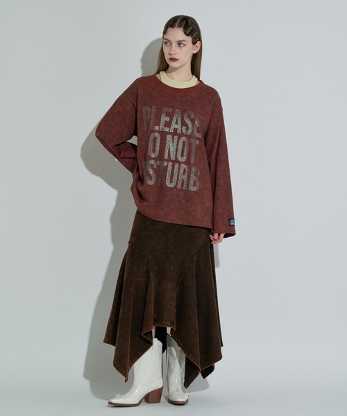 anna sui nyc(アナ スイ エヌ ワイ シー)の「DO NOT ロングスリーブTシャツ(Tシャツ/カットソー・レディース・ブラック/グレー/ブラウン・FREE)」の17枚目の写真