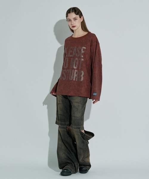 anna sui nyc(アナ スイ エヌ ワイ シー)の「DO NOT ロングスリーブTシャツ(Tシャツ/カットソー・レディース・ブラック/グレー/ブラウン・FREE)」の18枚目の写真