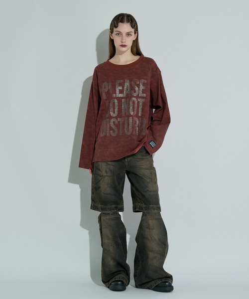 anna sui nyc(アナ スイ エヌ ワイ シー)の「DO NOT ロングスリーブTシャツ(Tシャツ/カットソー・レディース・ブラック/グレー/ブラウン・FREE)」の19枚目の写真