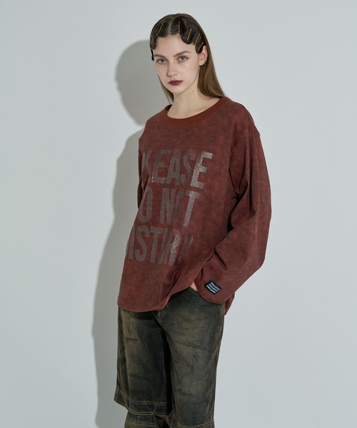 anna sui nyc(アナ スイ エヌ ワイ シー)の「DO NOT ロングスリーブTシャツ(Tシャツ/カットソー・レディース・ブラック/グレー/ブラウン・FREE)」の11枚目の写真
