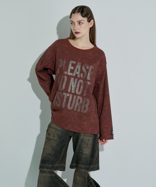 anna sui nyc(アナ スイ エヌ ワイ シー)の「DO NOT ロングスリーブTシャツ(Tシャツ/カットソー・レディース・ブラック/グレー/ブラウン・FREE)」の12枚目の写真
