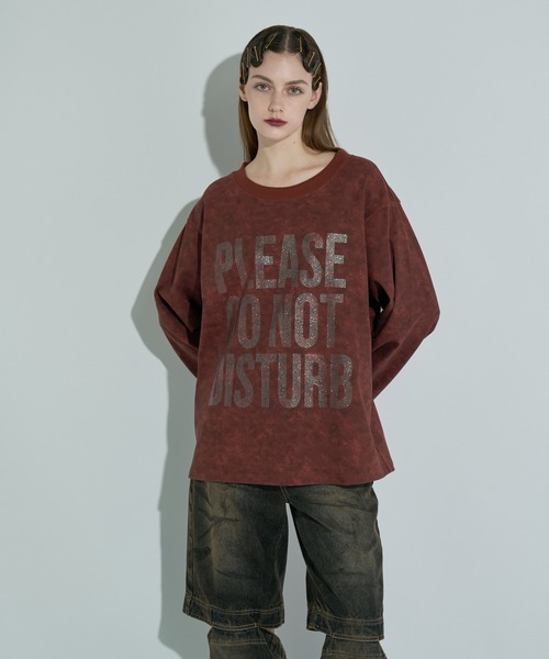 anna sui nyc(アナ スイ エヌ ワイ シー)の「DO NOT ロングスリーブTシャツ(Tシャツ/カットソー・レディース・ブラック/グレー/ブラウン・FREE)」の10枚目の写真