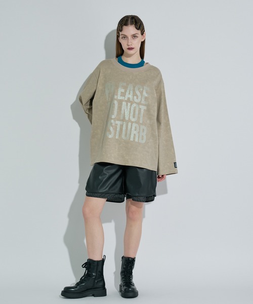 anna sui nyc(アナ スイ エヌ ワイ シー)の「DO NOT ロングスリーブTシャツ(Tシャツ/カットソー・レディース・ブラック/グレー/ブラウン・FREE)」の8枚目の写真