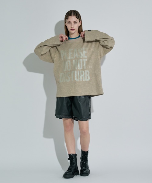 anna sui nyc(アナ スイ エヌ ワイ シー)の「DO NOT ロングスリーブTシャツ(Tシャツ/カットソー・レディース・ブラック/グレー/ブラウン・FREE)」の9枚目の写真