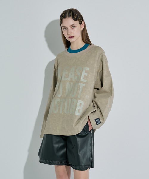 anna sui nyc(アナ スイ エヌ ワイ シー)の「DO NOT ロングスリーブTシャツ(Tシャツ/カットソー・レディース・ブラック/グレー/ブラウン・FREE)」の7枚目の写真
