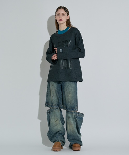 anna sui nyc(アナ スイ エヌ ワイ シー)の「DO NOT ロングスリーブTシャツ(Tシャツ/カットソー・レディース・ブラック/グレー/ブラウン・FREE)」の5枚目の写真