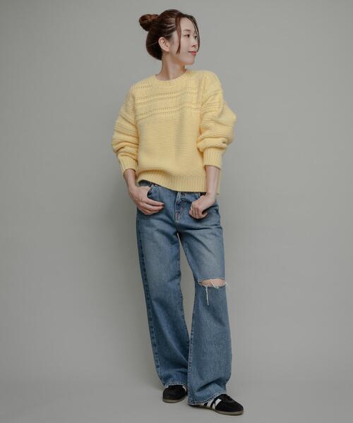 NEEDBY heritage(ニードバイヘリテージ)の「NEEDBY heritage MEI(デニムパンツ・レディース・インディゴブルー・25/26/24)」の7枚目の写真