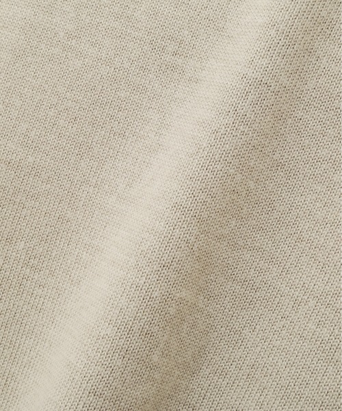 MARGARET HOWELL（マーガレットハウエル）の「WASHABLE WOOL SILK（ニット/セーター・メンズ・ダークブラウン/ベージュ/ブラック・LARGE/MEDIUM）」の16枚目の写真