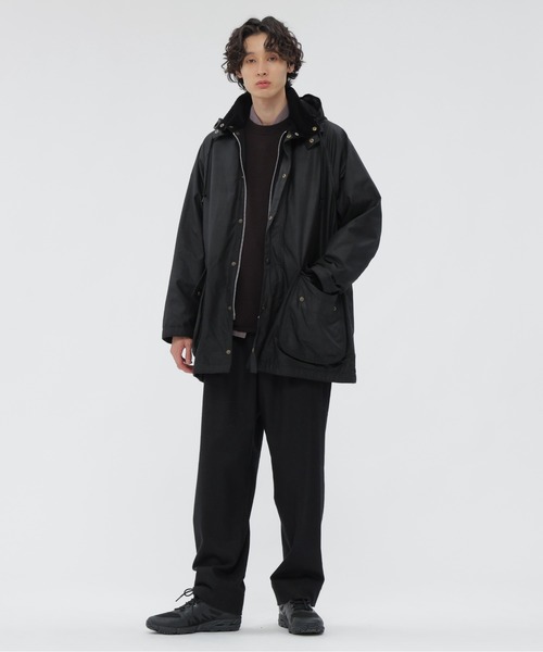 MARGARET HOWELL（マーガレットハウエル）の「WASHABLE WOOL SILK（ニット/セーター・メンズ・ダークブラウン/ベージュ/ブラック・LARGE/MEDIUM）」の8枚目の写真