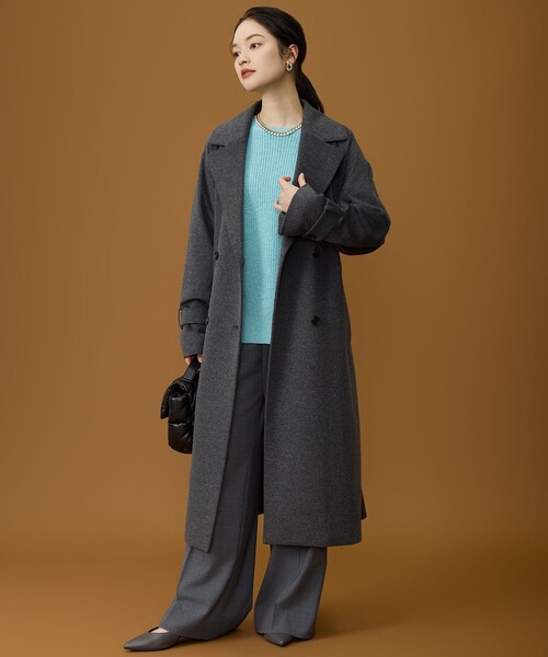 自由区(ジユウク)の「ソフトウールブレンドワイド パンツ(その他パンツ・レディース・グレー系/ベージュ系・44/46)」の16枚目の写真