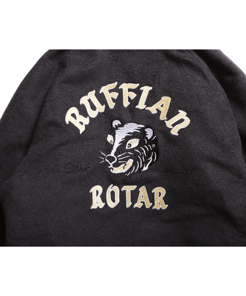 ROTAR(ローター)の「Ruffian Pharaoh Court(スタジャン・メンズ・ブラック/チャコールグレー・MEDIUM/LARGE/X-LARGE)」の3枚目の写真