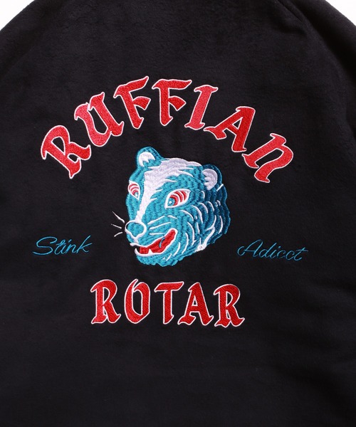 ROTAR(ローター)の「Ruffian Pharaoh Court(スタジャン・メンズ・ブラック/チャコールグレー・MEDIUM/LARGE/X-LARGE)」の5枚目の写真
