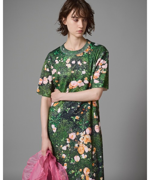 NON TOKYO（ノントーキョー）の「NON TOKYO/ノントーキョー/プリントリブ半袖ワンピース（ワンピース・レディース・その他/その他1/その他2・1/2）」の10枚目の写真