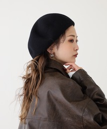 KIJIMA TAKAYUKI / カシミヤ ニットベレー（ハンチング/ベレー帽