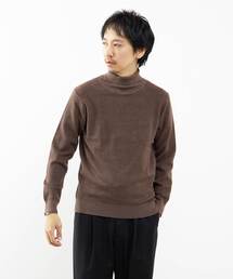 MEN'S MELROSE | プレーティングカノコタートルネックニット | ウォッシャブル(ニット/セーター)