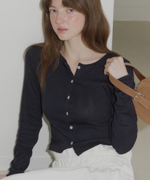GIUNON | eyelet scallop soft cardigan / アイレットスカラップソフトカーディガン(カーディガン/ボレロ)