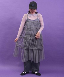 IAMI INFACTくま柄チェックワンピース(AMBIDEXアイアムアイ ) IAMI INFACTくま柄チェックワンピース(AMBIDEXアイアムアイ