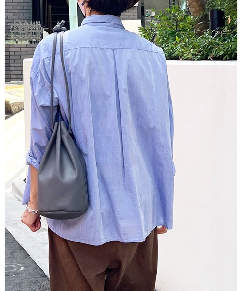 Esperanto(エスペラント)の「esperanto(エスペラント)/エスペラント定番巾着BAG(ショルダーバッグ・レディース・ブラック/グレー系/ブラウン系2・FREE)」の12枚目の写真