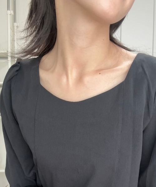 Flugge(フラッジー)の「バックリボンブラウス(シャツ/ブラウス・レディース・ブラック/アイボリー・FREE)」の6枚目の写真