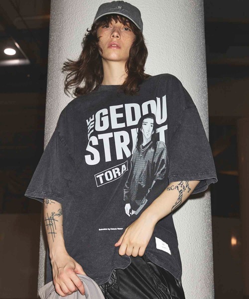 MAISON SPECIAL(メゾンスペシャル)の「【MA_Label】「外道の歌」Prime-Over Crew Neck T-shirt/プライムーバークルーネックティーシャツ【MAISON SPECIAL/メゾンスペシャル】(Tシャツ/カットソー・メンズ・その他2/その他3/その他5/その他6/その他4/その他1・2/1)」の4枚目の写真