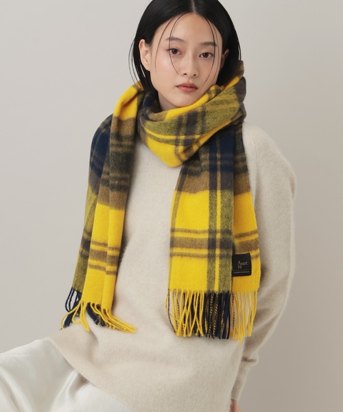 カシミヤコンチェックストール(ストール/ショール)|A part by カシミヤコンチェックストール(ストール/ショール)|A part by