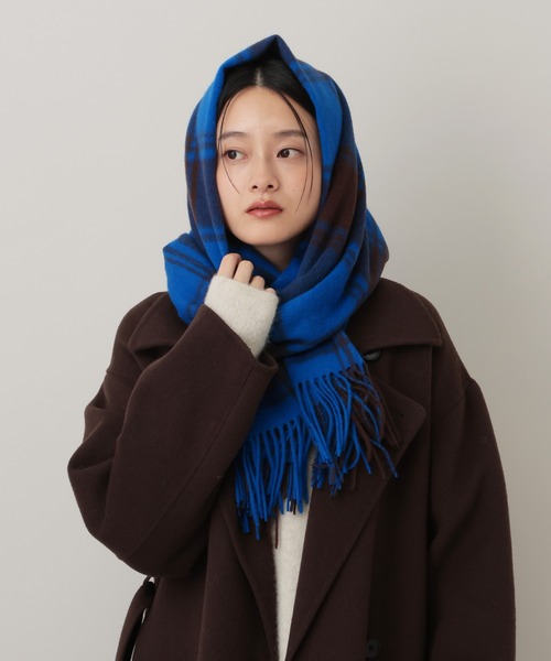 カシミヤコンチェックストール（ストール/ショール）｜A part by