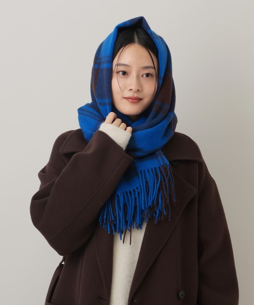カシミヤコンチェックストール（ストール/ショール）｜A part by