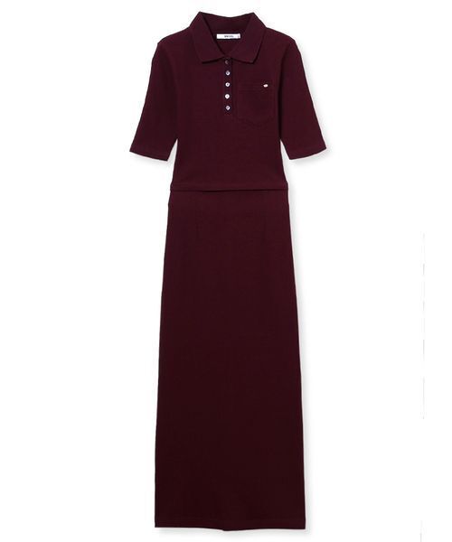 ハーフスリーブポロカットセット（ワンピース）｜SNIDEL