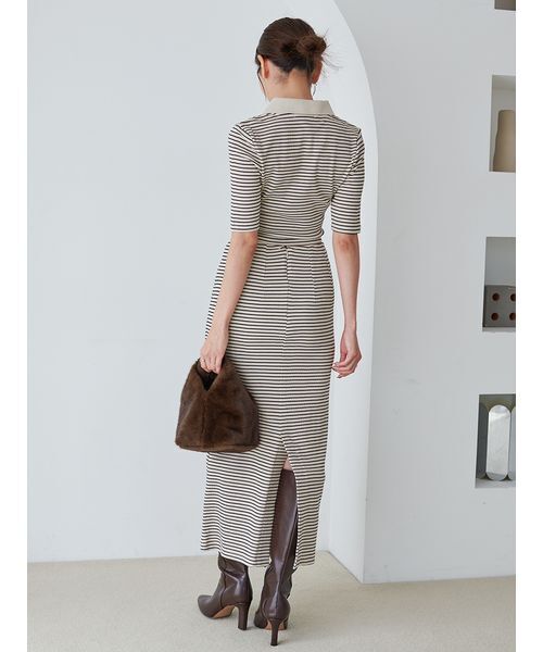 ハーフスリーブポロカットセット（ワンピース）｜SNIDEL（スナイデル