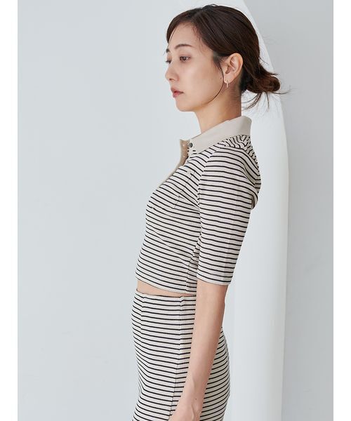 ハーフスリーブポロカットセット（ワンピース）｜SNIDEL（スナイデル