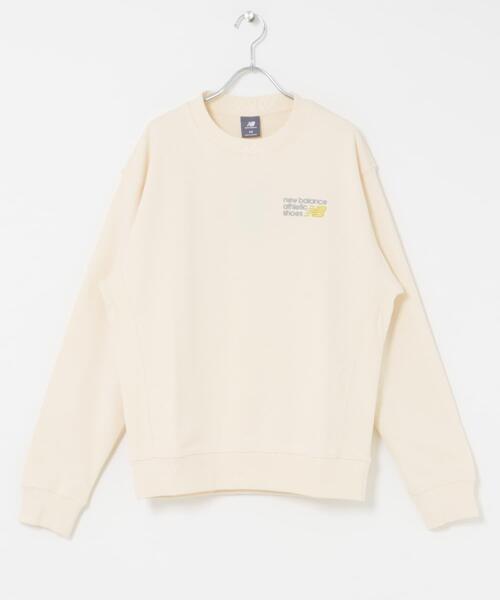 NEW BALANCE（ニューバランス）の「NEW BALANCE　Athletics プレミアムロゴスウェット（スウェット・レディース・ライトグレー/アイボリー/ブラック・SMALL）」の2枚目の写真
