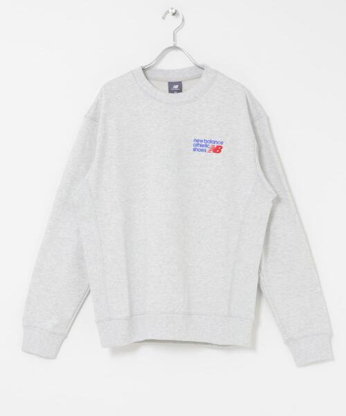 NEW BALANCE（ニューバランス）の「NEW BALANCE　Athletics プレミアムロゴスウェット（スウェット・レディース・ライトグレー/アイボリー/ブラック・SMALL）」の3枚目の写真