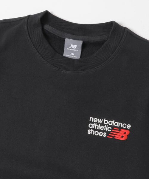 NEW BALANCE（ニューバランス）の「NEW BALANCE　Athletics プレミアムロゴスウェット（スウェット・レディース・ライトグレー/アイボリー/ブラック・SMALL）」の9枚目の写真