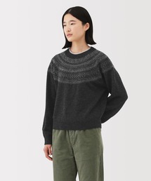 無印良品 | 婦人 アンデスウールを使ったジャカード編みセーター(ニット/セーター)
