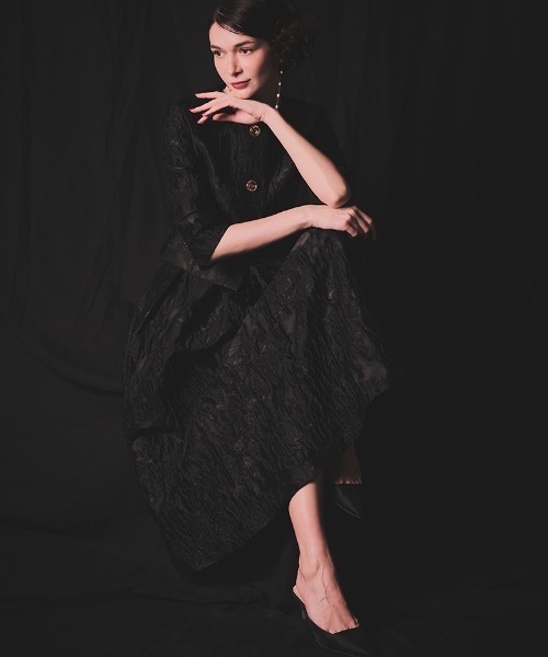 JENNE(ジェンヌ)の「ジャガードクラシカルスカート(スカート・レディース・アイボリー/ブラック・LARGE/MEDIUM/SMALL)」の10枚目の写真