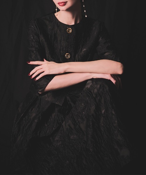 JENNE(ジェンヌ)の「ジャガードクラシカルスカート(スカート・レディース・アイボリー/ブラック・LARGE/MEDIUM/SMALL)」の11枚目の写真