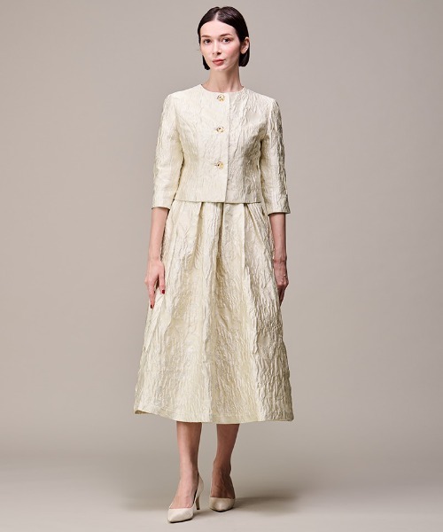 JENNE(ジェンヌ)の「ジャガードクラシカルスカート(スカート・レディース・アイボリー/ブラック・LARGE/MEDIUM/SMALL)」の20枚目の写真