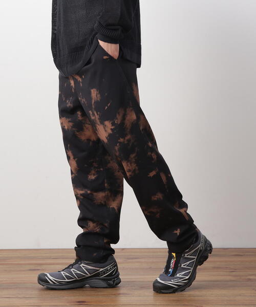MANASTASH（マナスタッシュ）の「MANASTASH/マナスタッシュ　TIE DYE SPORTY PANTS/タイダイスポーティパンツ（その他パンツ・メンズ・ブラック/ダークグリーン系・S/XL/M/L）」の4枚目の写真