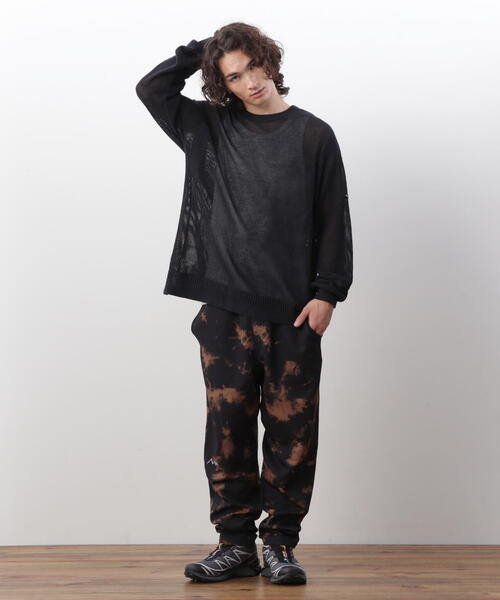 MANASTASH（マナスタッシュ）の「MANASTASH/マナスタッシュ　TIE DYE SPORTY PANTS/タイダイスポーティパンツ（その他パンツ・メンズ・ブラック/ダークグリーン系・S/XL/M/L）」の5枚目の写真