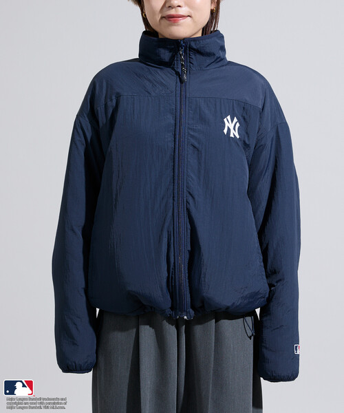 FREAK'S STORE（フリークスストア）の「MLB/エムエルビー MLB リバーシブルボアブルゾン/ボアフリース 限定展開（ブルゾン・レディース・ブラック/ブラウン/ネイビー・FREE）」の22枚目の写真