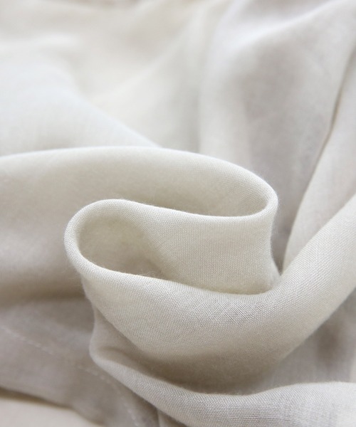 and it_（アンドイット）の「キャンディスリーブシアーブルゾン（ブルゾン・レディース・グレイッシュベージュ/ブラック・FREE）」の14枚目の写真